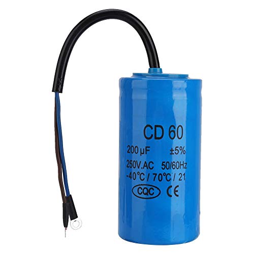 Condensatore Di Avviamento Motore Cd60 250V 200Uf Per Compressore D'Aria Monofase