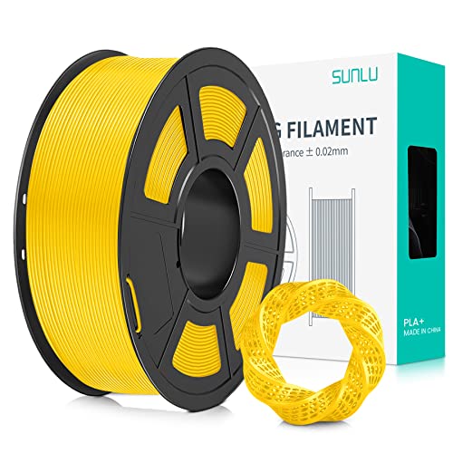 Sunlu Filamento Pla+ 1.75 Mm Per Stampante 3D E Penne 3D, Filamento Pla Plus 1Kg,Neatly Wound, Precisione Di Tolleranza Del Filamento +/- 0.02 Mm (Gia