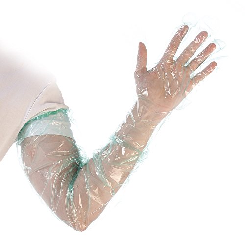 Franz Mensch Hygostar - Guanti In Ldpe Softline Extra Lunghi, Lisce, Con Elastico
