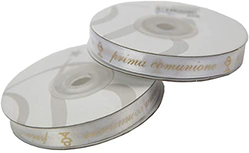 Nastro Raso Prima Comunione 10 Mm X 25 Metri