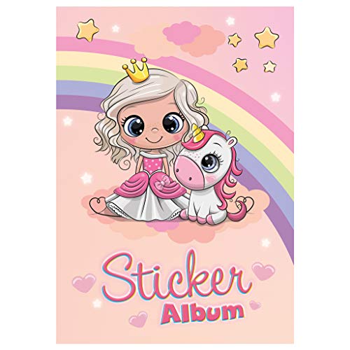 Herma Album Per Adesivi 'Principessa Sweetie' A5 Vuoto (16 Pagine, Carta Speciale Patinata) Album Di Adesivi Da Collezionare, 1 Libro Di Adesivi Per B