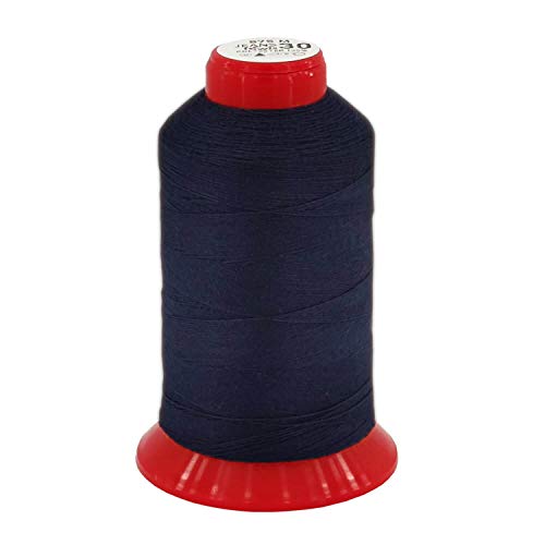 Filato Per Jeans Da Cucito, Per Selleria, Filo In Pelle, Spessore 30, 875 M, Colore: Blu Scuro