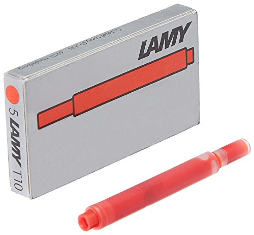 Lamy T10 Red - Cartucce Di Inchiostro Rosso Per Penne Stilografiche