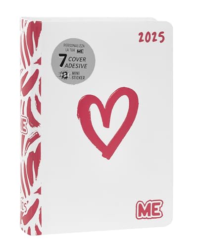 Me - Agenda Classic Edition, Taccuino 16 Mesi Medium Giornaliero, Con Copertina Morbida Con Grafica In Rilievo E 512 Pagine, Ideale Per Scuola Media,