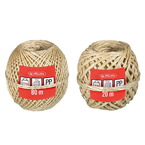 Herlitz 8859613 Corda 80 M, 1 Gomitolo 80 M/20 M