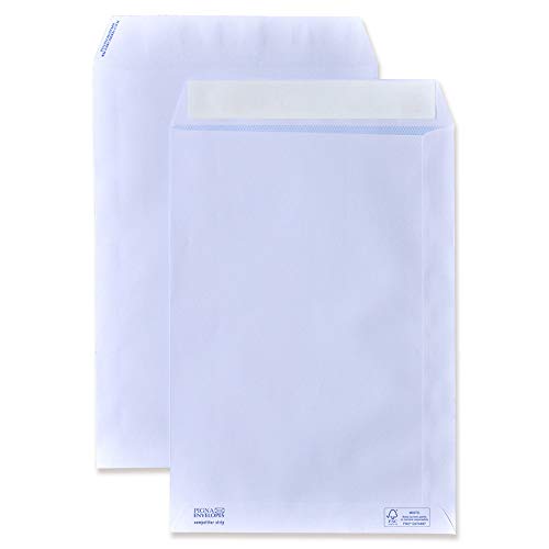 Competitor S0029534 500 Buste A Sacco Piatto Strip, F.To 229 X 324 In Carta Uso Mano Fsc 100 G