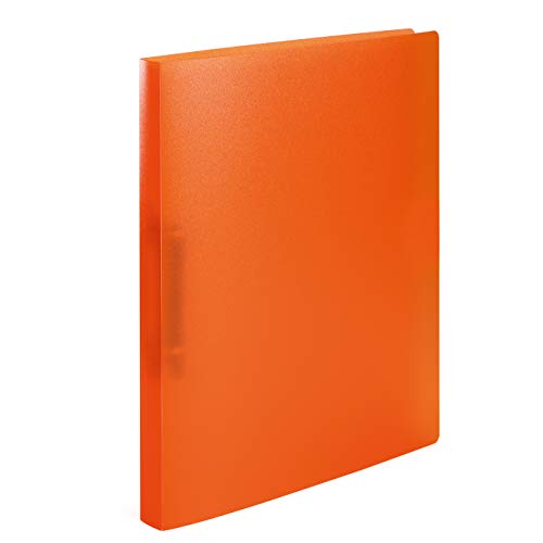Herma Raccoglitore Ad Anelli A4 Traslucido Arancia, Dorso Di 25 Mm, Cartelle Ad Anelli In Plastica Per Bambini