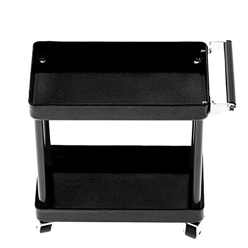 Carrello Per Attrezzi, Scaffale Per Carrello Degli Attrezzi Prestazioni Durevoli Per Accessori Rc Per Garage Officina(Nero)