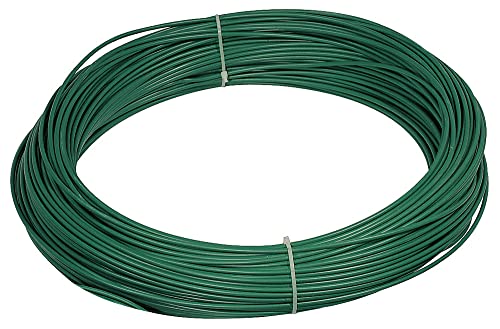 Verdelook Matassa Plast, Filo Di Ferro Plastificato, Diametro 2,7 Cm Lunghezza 100 M, Verde