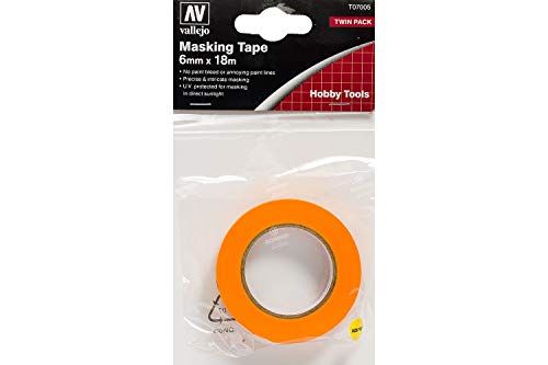 Av Vallejo Tools - Precision Masking Tape 6Mmx18M Twin Pack