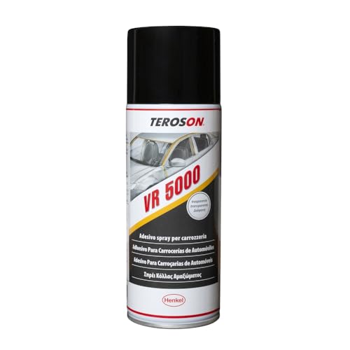 Adesivo Spray Per Carrozzeria Teroson Vr 5000 (400 Ml) Per Incollare Pelle, Finta Pelle, Tessuti, Cartone, Gomma, Metallo