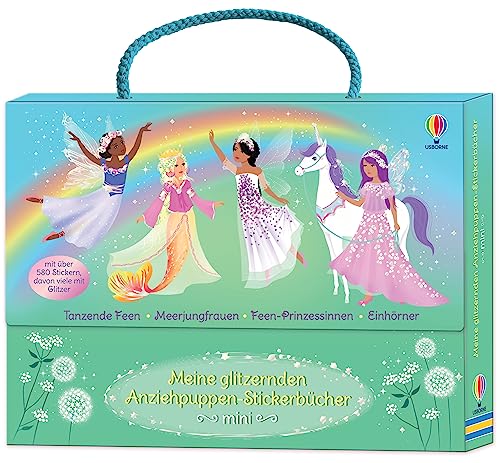 Meine Glitzernden Anziehpuppen-Stickerbücher Mini: Ab 5 Jahren; Mit Über 580 Stickern
