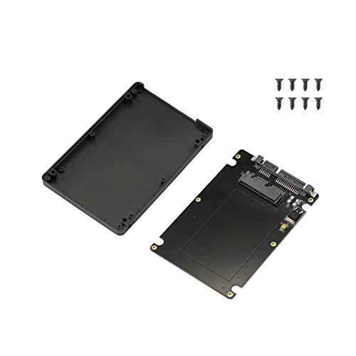 1.8 Pollici Micro Sata Ssd Hdd A 2.5 Pollici Scheda Adattatore Sata Con Caso Micro Sata 16 Pin Femmina A Sata 22 Pin Maschio Notebook Adattatore