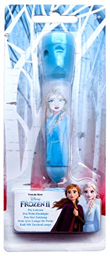 New Import Penna A Sfera Frozen 2 Corpo Laccato Turchese Lucido