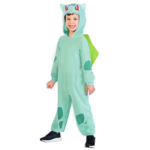 Amscan 9915120 – Costume Per Bambini Con Licenza Ufficiale Pokémon Bulbasaur Età: 6-8 Anni