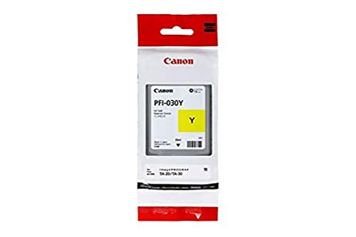 Canon Cartucho Tinta Amarillo Pfi-030 Amarillo/55Ml/ Compatible Plotter Ta-20, Ta-30