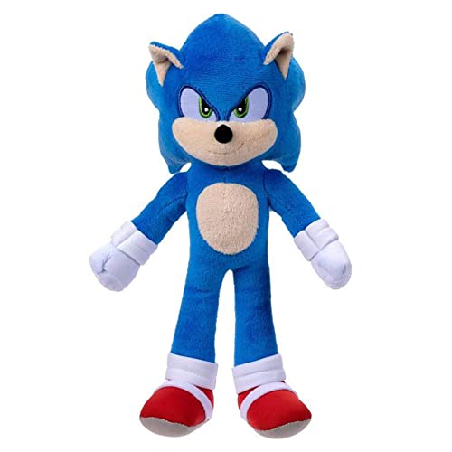 Jakks Pacific Sonic 2 Movie- 9" Basic Plush Sonic