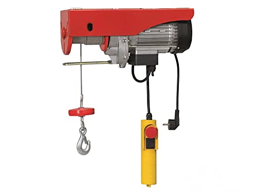 Paranco Elettrico 750W Argano Montacarico Fili Verricello Paranchi Elettrici Sollevatore Fune 18Mt Carico Sollevamento Carico Da 200Kg A 400Kg