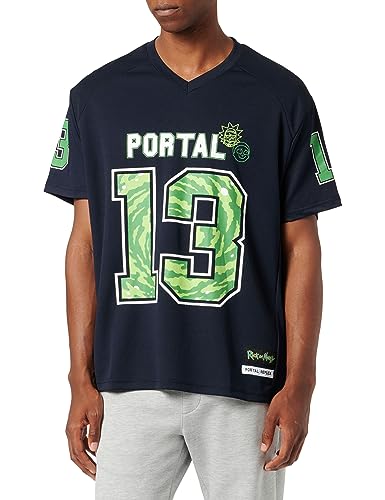 Rick & Morty Merimodts160 T-Shirt, Marina, Xxl Uomo