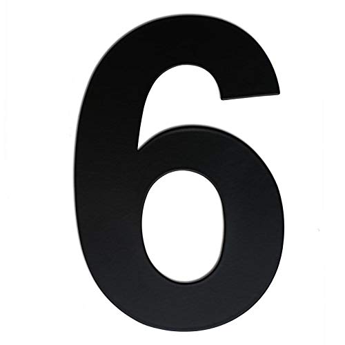 Nanlyiau Numeri Civici Nero Numero Numero Di Acciaio Numero Civico Esterno Di Acciaio In Solido Acciaio Inossidabile 304,Aspetto Fluttuante 4In/10.2Cm