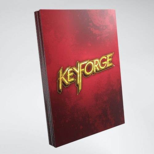 Gamegenic Keyforge - 40 Red Logo Sleeves