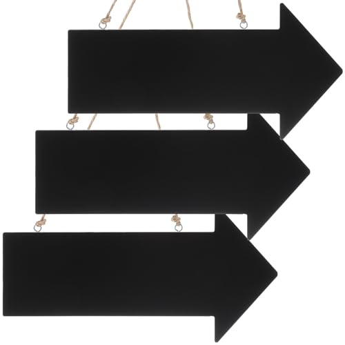 Milisten Lavagna Scrivibile Con Frecce In Legno Da Appendere, Mini Messaggio, Segnaletica Per Barbecue, Matrimonio, Natale, Bar, Decorazione Da Parete