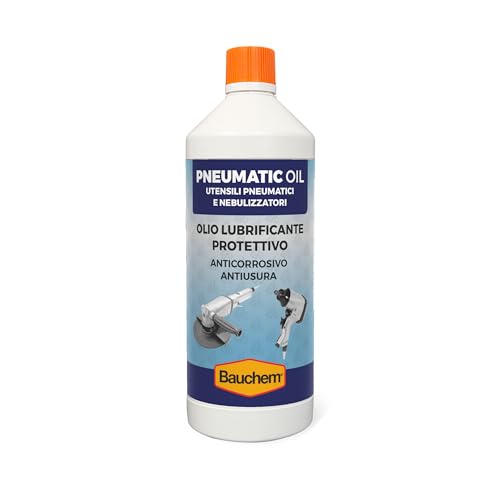 Bauchem Pneumatic Oil Olio Lubrificante Protettivo Per Utensili Pneumatici E Nebulizzatori 1 Lt