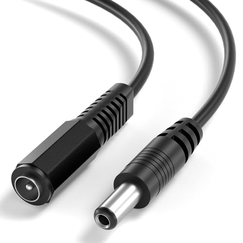 Cablepelado Cavo Di Alimentazione Cc | Cavo Di Prolunga Di Alimentazione Cc | Compatibile Con Cctv, Dvr, Striscia Led, Router, Display, Sensori, Alexa