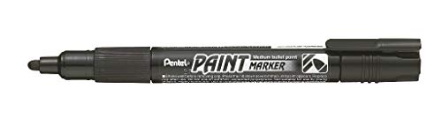 Pentel 4.0Mm Bala Punto Pintura Rotulador Con Base Celulosa Pintura Permanente Colores Vivos - Negro