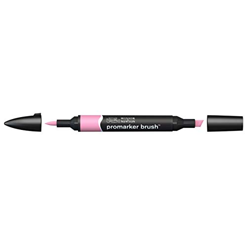 Winsor & Newton 0204168 - Penarello A Doppia Punta, Rosa (Rose Pink), Singolo, 1 Pezzo