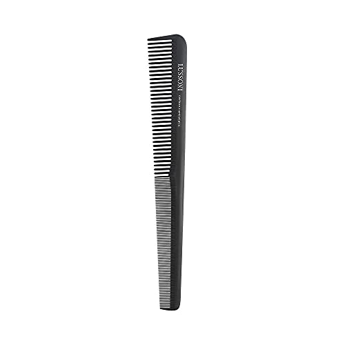 T4B Lussoni Cutting Comb - Pettine Per Capelli In Carbonio Infrangibile, Per Tutti I Tipi Di Capelli, Con Ioni Antistatici E Negativi, Dentatura Gross