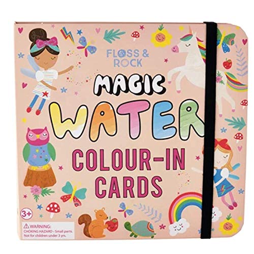 Floss & Rock Fls40P3604 - Magic Water Colour-In Cards Rainbow Fairy