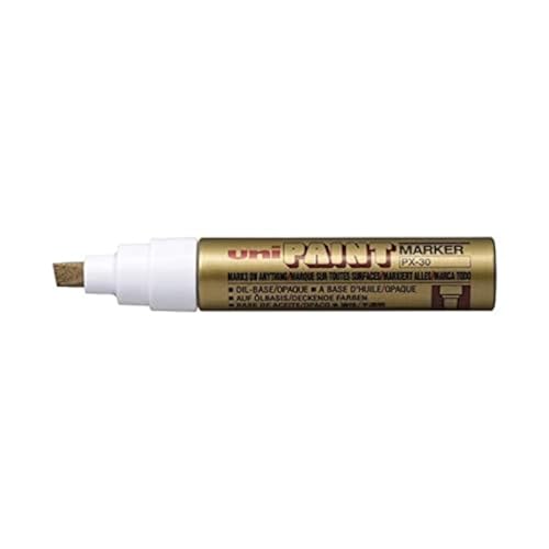 Uni-Ball 182210 - Pennarello Paint Px-30 Con Punta A Cuneo, Oro