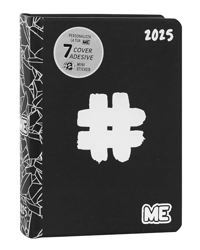 Me - Agenda Classic Edition, Taccuino 16 Mesi Medium Giornaliero, Con Copertina Morbida Con Grafica In Rilievo E 512 Pagine, Ideale Per Scuola Media,