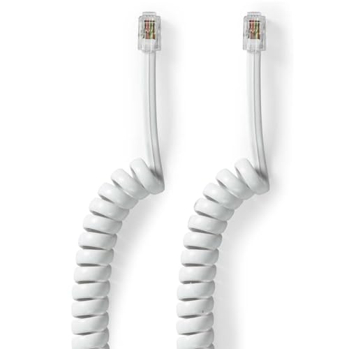Cablepelado Cavo Telefonico, Cavo Rj10, Cavo Rj9, Cavo Rj22, Cavo Telefonico A Linea Fissa, Cavo Telefonico A Spirale, Lunghezza A Spirale, 4 Fili 4P4