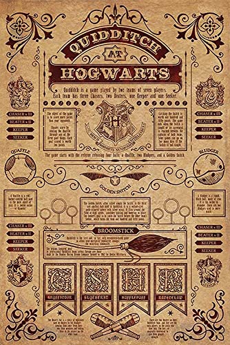 Pyramid International Postr 34067 Quidditch At Hogwarts
