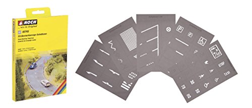 Noch- Street Marking Templates Modelli Di Marcatura Stradale, Colore Colorato, 60745
