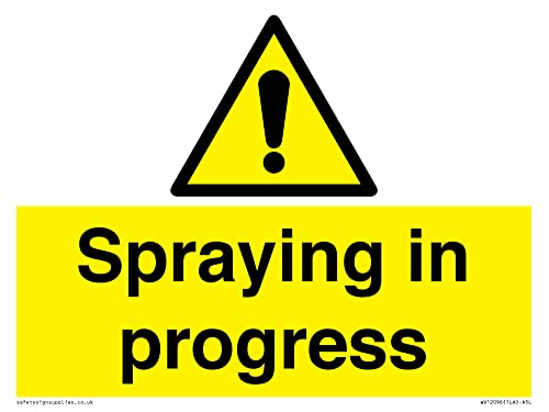 Spraying In Progress Cartello - 200 X 150 Mm - A5L