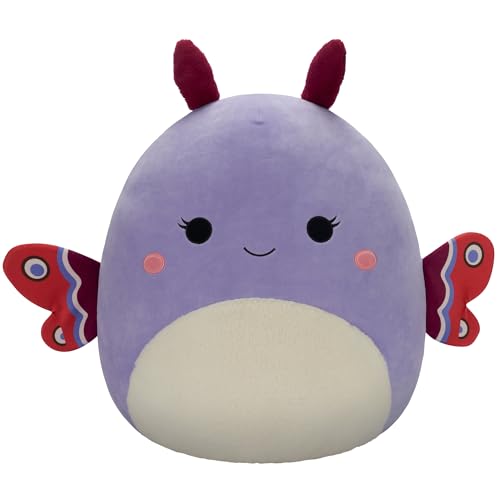 Squishmallows Sqcr05497 - Sandrine The Lavender Moth, 50,8 Cm, Multicolore