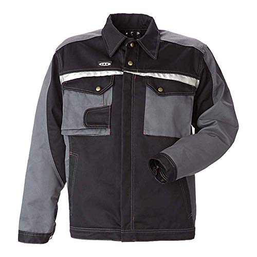 J.A.K. 92055106 Serie 9205 65% Poliestere, 35% Cotone, Nero, Grigio, Taglia 3Xl