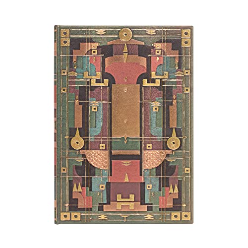 Paperblanks | La Tana Del Leone | Diari A Copertina Rigida | Midi | Bianco: Hardcover, 120 Gsm, Ribbon Marker, Memento Pouch, Elastic Closure