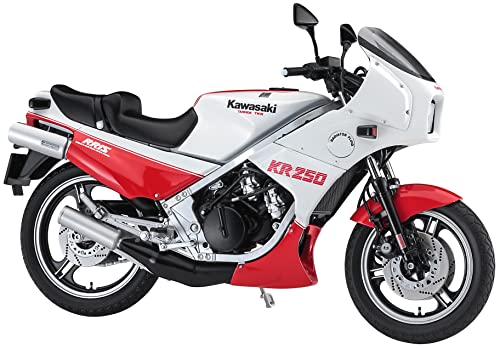 Hasegawa 21745-1/12 Kawasaki Kr250, Bianco/Rosso