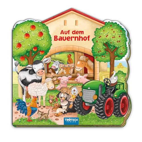 Trötsch Auf Dem Bauernhof Pappenbuch: Kinderbuch Entdeckerbuch Beschäftigungsbuch Spielbuch