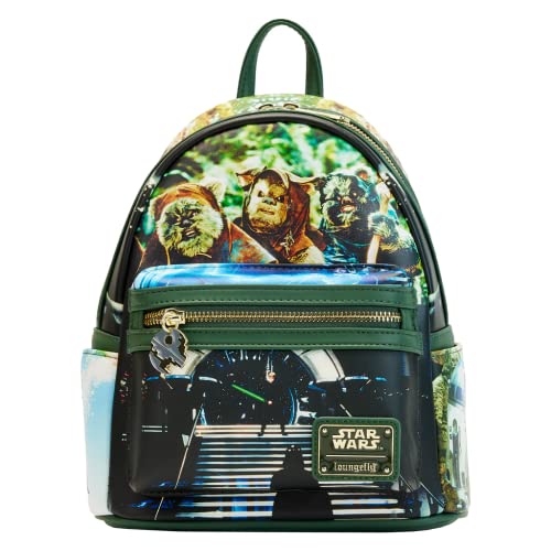 Loungefly Star Wars Mini Backpack Return Of The Jedi Nuovo Ufficiale Verde