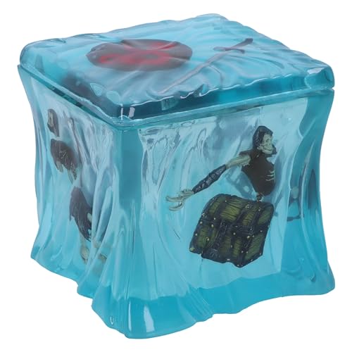 Nemesis Now Dungeons & Dragons Gelatinoso Cube Scatola Per Dadi 11 Cm, Resina, Blu, Licenza Ufficiale D&D, Scatola Mostro Cubo Gelatinoso Traslucido,