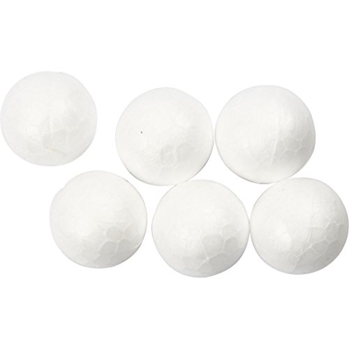 Piccole Sfere Di Polistirolo, D: 1,5 Cm, 200 Pezzi