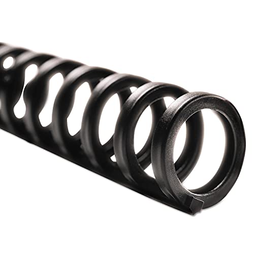 Proclick Easy Edit Spines, 5/8" Diameter, 110 Sheet Capacity, Black, 100/Box