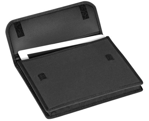 Veloflex 1450880 - Raccoglitore Velobag, Formato A5 Orizzontale In Tessuto, Altezza Completa 20 Mm, Colore: Nero