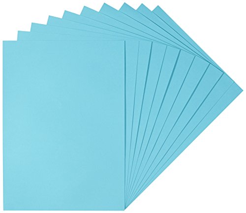 Herlitz 227108 Cartoncino 50 X 70 Cm, 10 Pezzi, Colore Bianco Hellblau