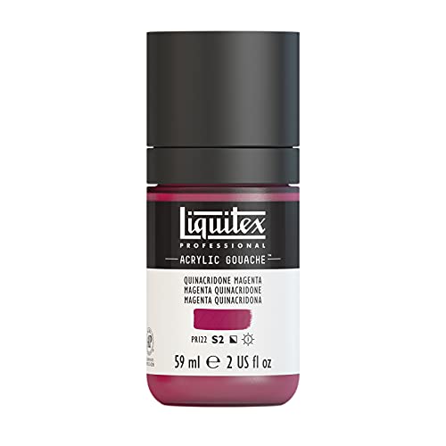 Liquitex Acrylic Gouache - Colore Acrilico Effetto Gouache 59 Ml - Quinacrylicidone Magenta